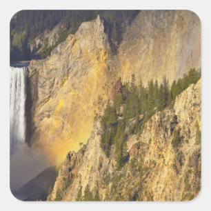 Lower Falls in the Grand Canyon of the Square Sticker