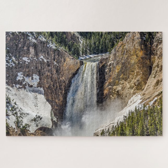 Lower Falls of the Yellowstone Jigsaw Puzzle (Horizontal)