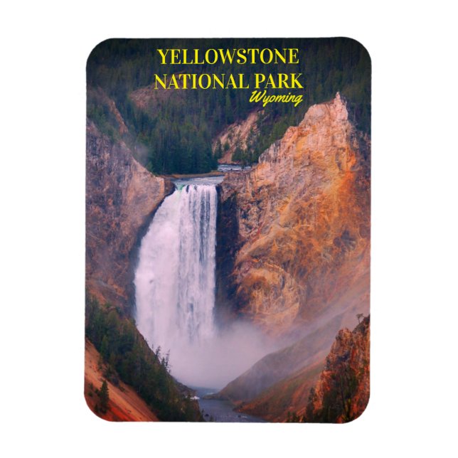 Lower Falls of Yellowstone National Park, Wyoming Magnet (Vertical)