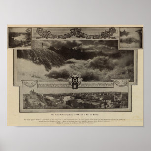 Lower Falls, Spokane Poster