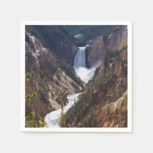 Lower Falls Yellowstone Napkin