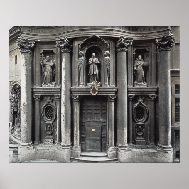 Lower half of the facade, 1637-41 poster (Front)