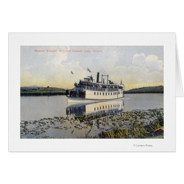 Lower Lake View of Steamer Klamath (Front Horizontal)