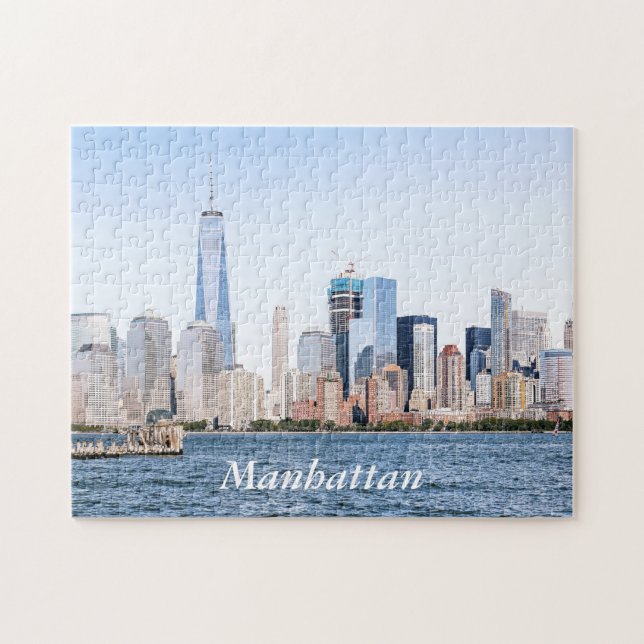 Lower Manhattan Colour Sketch Puzzle (Horizontal)