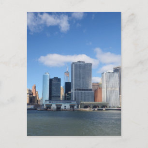 Lower Manhattan Skyline Postcard