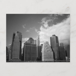Lower New York City Skyline Postcard