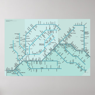 Lower Ohio 30" x 20" Poster