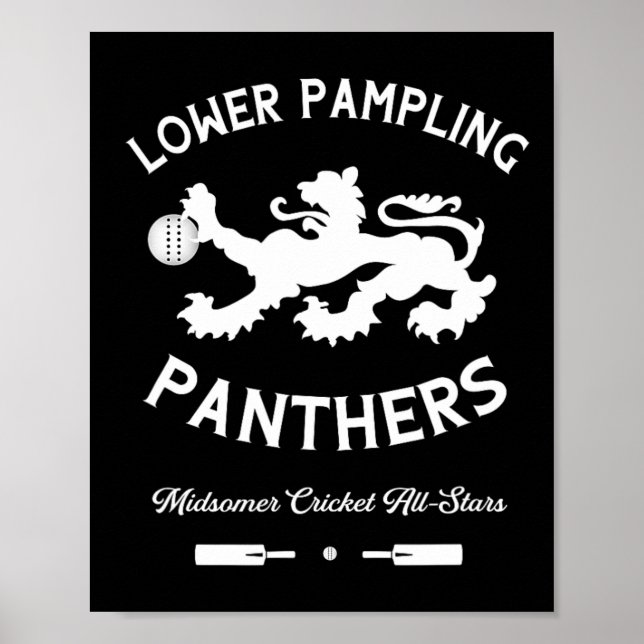 Lower Pampling Panthers Cricket (midsomer Murders) Poster (Front)