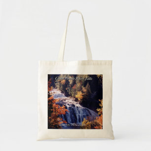 Lower Potato River Falls tote bag