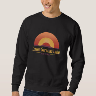 Lower Saranac Lake New York Outdoors Vintage Sweatshirt