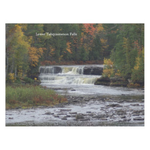 Lower Tahquamenon Falls table cloth