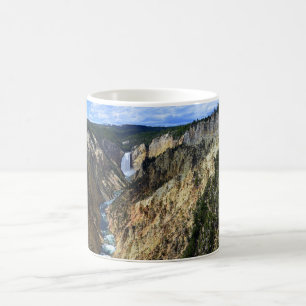 Lower Yellowstone Falls, Yellowstone National Park Coffee Mug