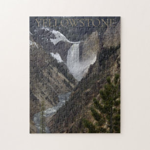 Lower Yellowstone Falls Yellowstone National Park Jigsaw Puzzle