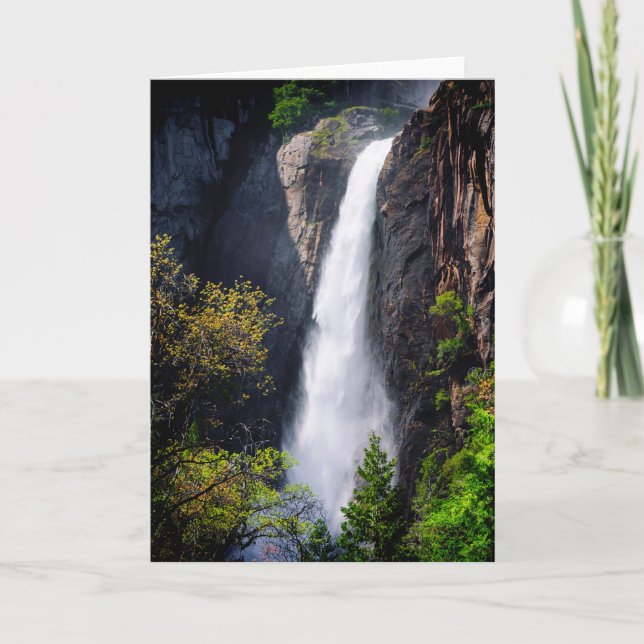 Lower Yosemite Falls Cascading Card (Front)