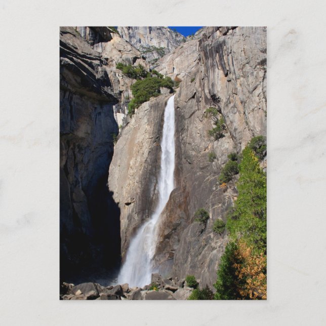 Lower Yosemite Falls from Bridge Postcard (Front)