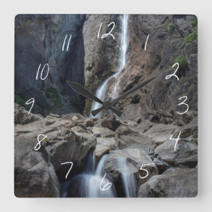 Lower Yosemite Falls Square Wall Clock