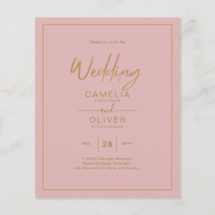 LOWEST BUDGET Gold Text Script Elegant Modern Flyer