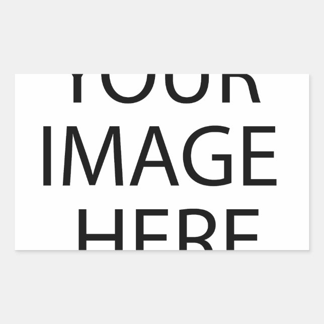 Lowest Sale Price offering on DIY Blank Templates Rectangular Sticker (Front)