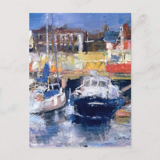 Lowestoft Harbour View Postcard (Front)