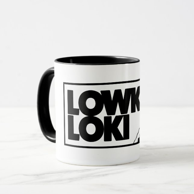 LOWKEYLOKI BRAND MUG (Front Left)