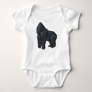 Lowland Gorilla Baby Bodysuit