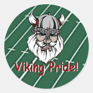 Lowndes Viking Pride Classic Round Sticker