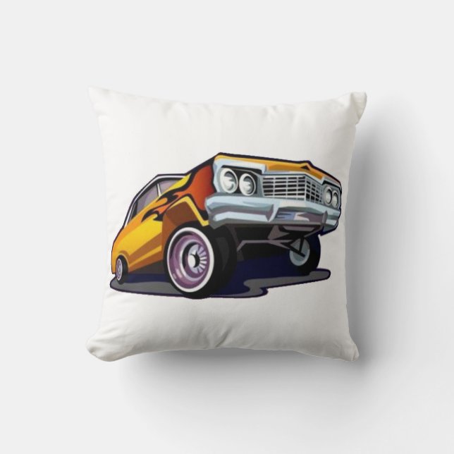 Lowrider 2 Sided Pillow (Front)
