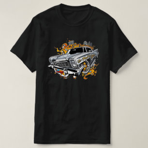Lowrider Chevrolet Style Graffiti Artwork T-Shirt