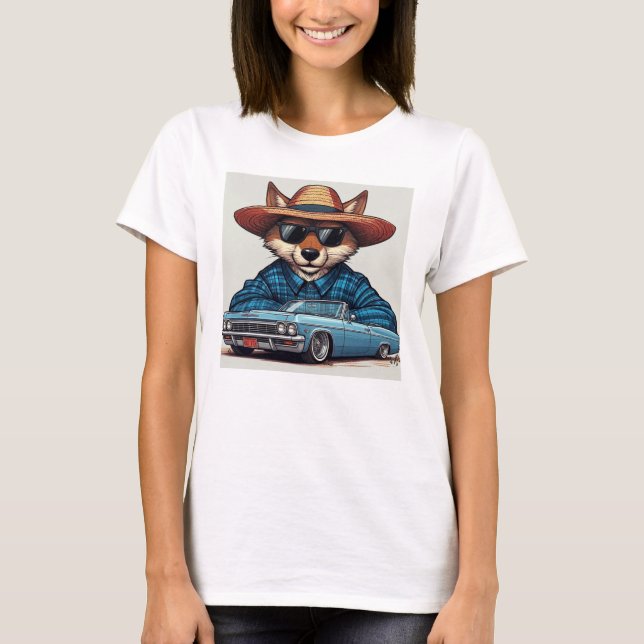 Lowrider Fox T-Shirt (Front)
