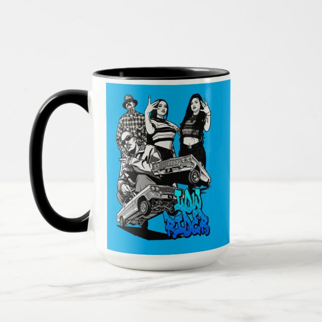 Lowrider Urban Art – Chicano Streetwear Culture Mug (Left)