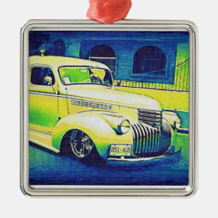 Lowrider Vintage Automobile Metal Tree Decoration