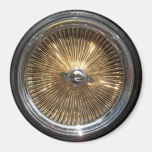 Lowrider Wire Wheels Spokes Rims Magnet