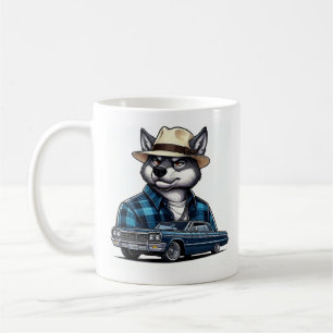 Lowrider Wolf Coffee Mug