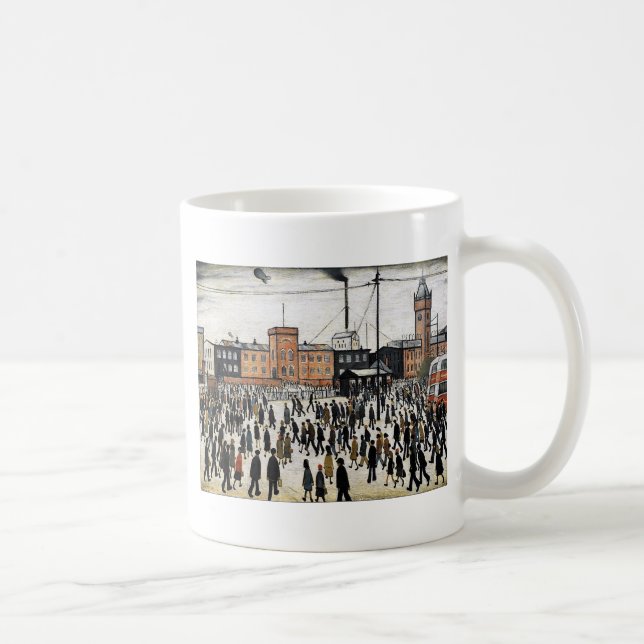 lowry going to work design coffee mug (Right)