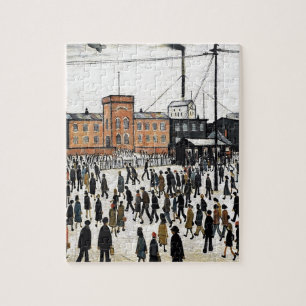 lowry going to work design jigsaw puzzle