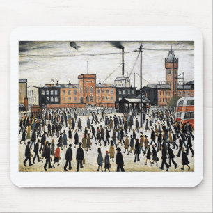 lowry going to work design mouse pad