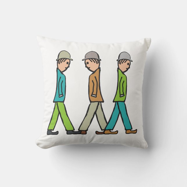 Lowry Matchstick Men Cushion (Front)