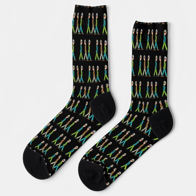 Lowry Matchstick Men Socks (Left)