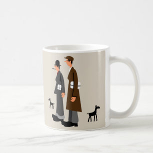 Lowry-style figures coffee mug