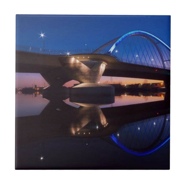 Lowry Sunset Ceramic Tile (Front)