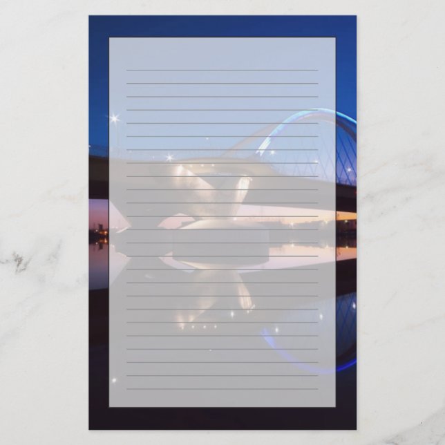 Lowry Sunset Stationery (Front)