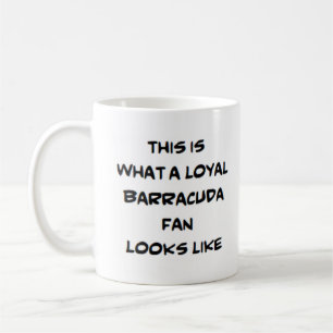 loyal barracuda fan coffee mug