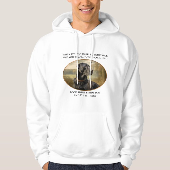 Loyal Black Lab Hoodie (Front)