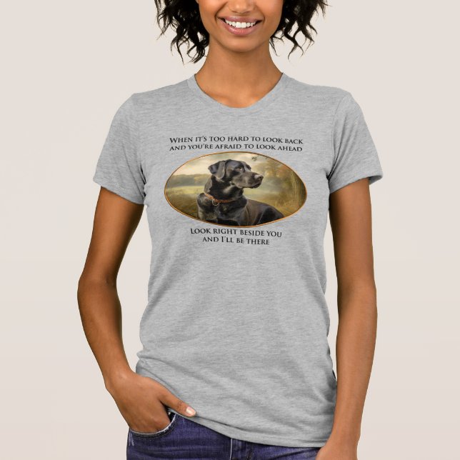 Loyal Black Lab T-Shirt (Front)