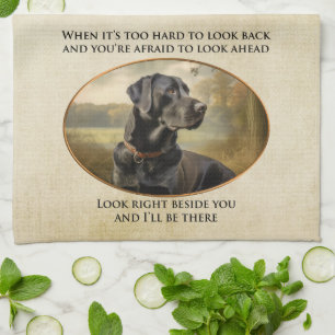 Loyal Black Lab Tea Towel
