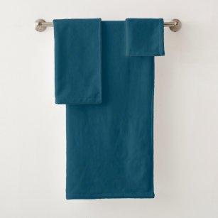 Loyal Blue Solid Colour Bath Towel Set
