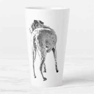Loyal Eyes Behind You Latte Mug