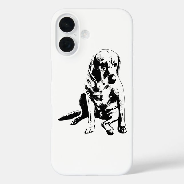 Loyal Eyes Labrador iPhone Case (Back)