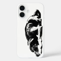 Loyal Pitbull Mix Resting Pose Phone Case
