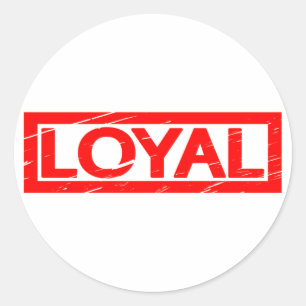 Loyal Stamp Classic Round Sticker